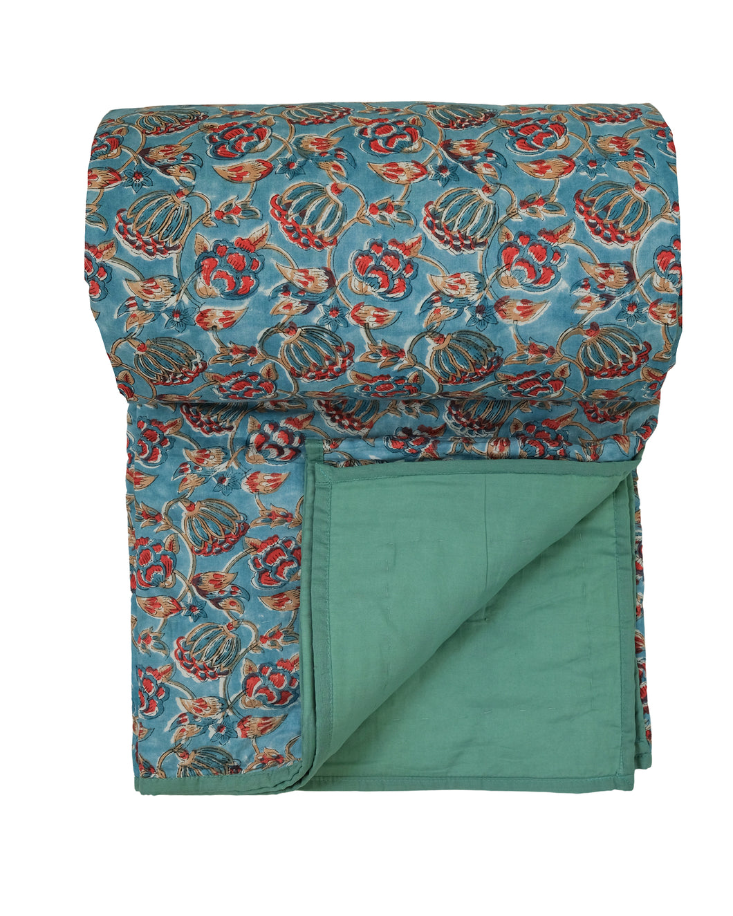 Sengetæppe Ika quiltet