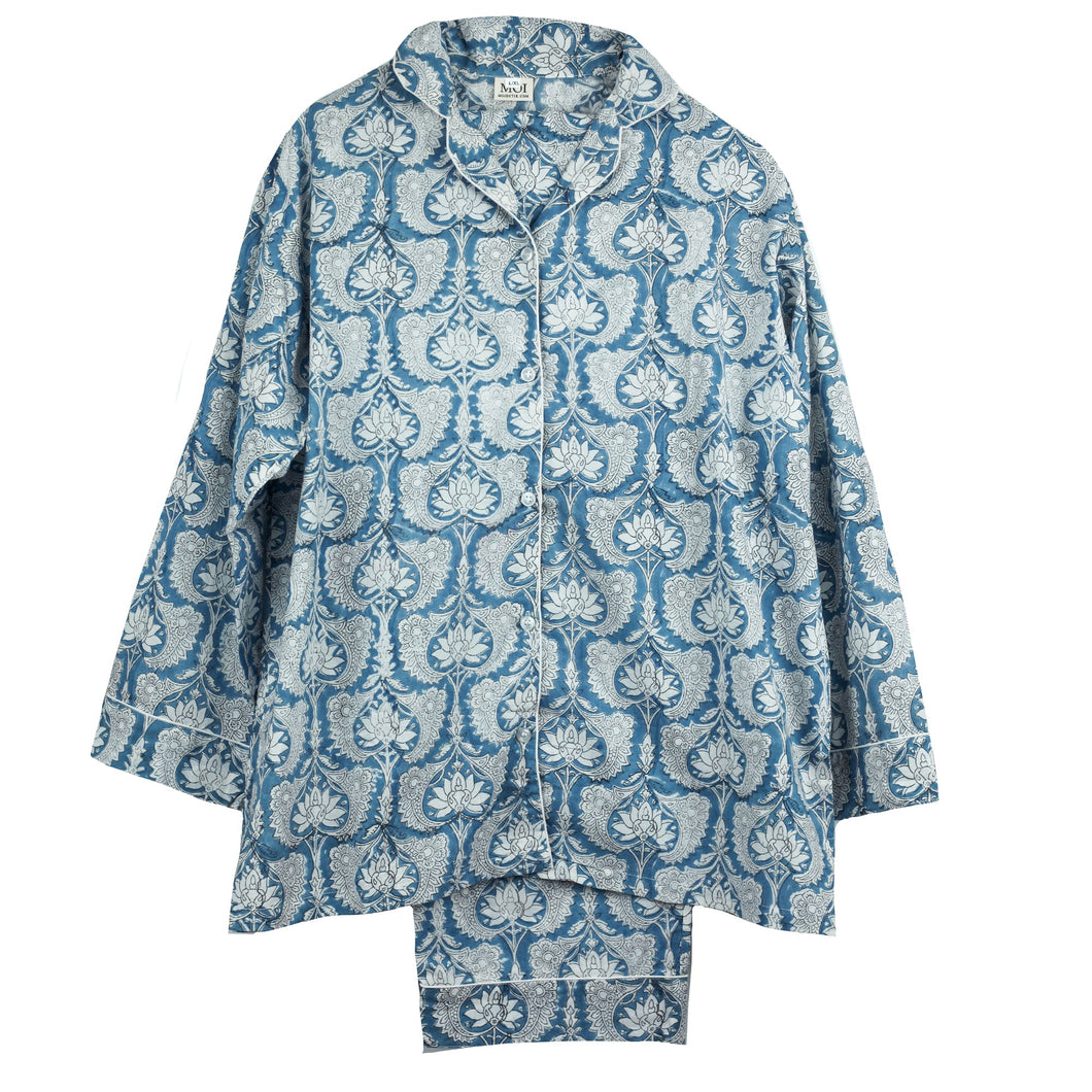 Pyjamas Blåklint